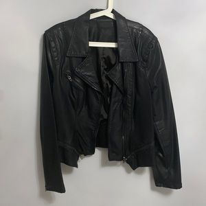 Blank leather jacket size xxl